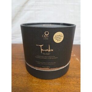 Ojon Tawaka Ancient Tribal Ball Full Body Cleansing‎ Scrub with Wooden Bowl
